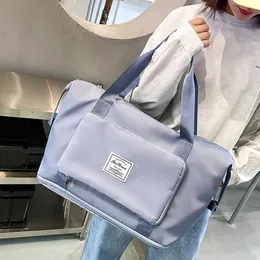 Duffel Bags Sports Sports de Fiess Bolsa de Ginásio Ajuste de Ginásio Ajuste de Yoga Ginásio Big Duffle para Mulheres 2021 Fim de semana Viajante Bolsa SAC