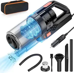 Car Vacuum with Powerful Suction Portable Cars Vacuums Cleaner 16.4 Ft Corded 12V/150W/7500PA Cleaning Kit Three-Layer HEPA Filter for Deep Cleanings