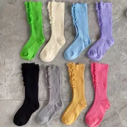 Women Girl Candy Color Hole Socks Breathable Cotton Sock Fashion Hosiery for Gift Party High Quality