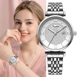 レリーゴFeminino Sunktaの女性の腕時計ギフト腕時計レディースラグジュアリーウォッチモントトレフェムメアレクダムスキレクル+ボックス210517