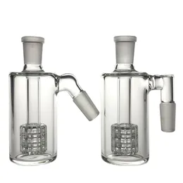 Colector de ceniza de vidrio 14 mm 18 mm 4,5 pulgadas Mini cachimba Bong de vidrio Colectores de agua Grueso Pyrex Clear Bubbler Ashcatcher 45 90 grados La mejor calidad