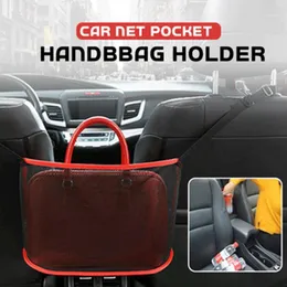 Storage Bags Handbag Holder Bag Car Net Pocket For Documents Phone Valuable Items Drop (Not Included Handbag)