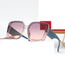 Sommer Frau Mode UV-Schutz Sonnenbrille Mann Outdoor Fahren Brille Strand Große stilvolle Herren Angeln Sonnenbrille Rechteckige Brille Quadratisch
