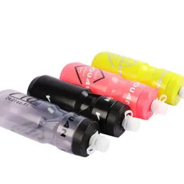 Mountain Bike Sports Bottle With Dust Cover PC Plastic Water Bottle Leak-proof And Squeeze-proof 710ml Water Bottle Y0915