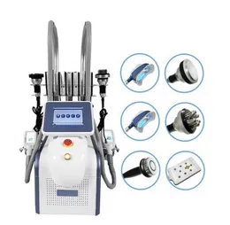 6 In 1 Ultrasonic Cavitation Cryolipolysis Vacuum Lipo Laser Slimming Machine RF Facial Face Body Lifting