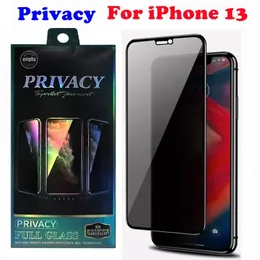 Privacy Full Cover AntiSpy Tempered Glass Screen Protector Anti peeping Flim For iPhone 13 12 11 Pro Max XS XR 8 Samsung FE S21 U4672180