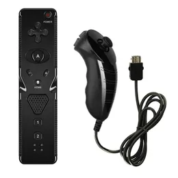 Spelkontroller Joysticks för Wii Controller utan Motion Plus-fjärrkontroll med Nunchuck Gamepad Joystick Wireless