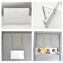 Spiegel Trifold Kosmetikspiegel mit Mini 10-facher Vergrößerung Tragbare wiederaufladbare LED für Home Bathroon Schlafzimmer GRSA889