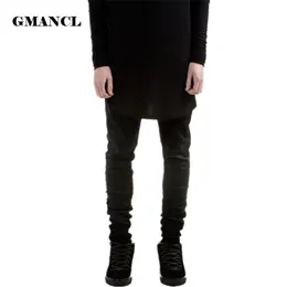 Mode Heren Zwart Skinny Jeans Broek Hi-Straat Hip Hop swag mannen Denim Joggers broek Beroemde Merk Designer mannen Broek 211108