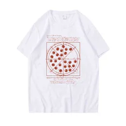 Vitruvian Pizza TシャツTom Holland同じスタイルユニセックスコットンカジュアルティートップスファッションストリートウェアY220214