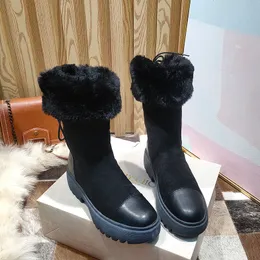 2022 Female Winter Snow Boots Winter Shoes Warm Plush for Cold Winter Fashion Womens Boots Sweet Ladies Brand Ankle Botas