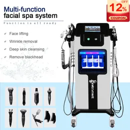 Microdermoabrasione professionale per dermoabrasione a buccia d'acqua con bio-lifting Spa Hydro Oxygen Jet Machine più liscio ringiovanito