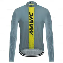 Yarış ceketleri 2021 unisex bisiklet bisiklet rüzgar geçirmez anti-uV giyim maillot spor longsleeve ışık ve ince forma