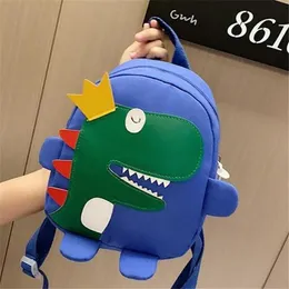 Tecknad barn mini skola ryggsäck nylon dinosaur barn handväska slitstarka ryggsäck skolväska tillbehör