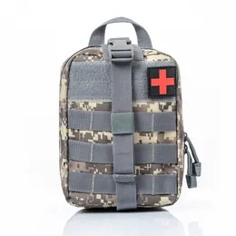 Ny högkvalitativa taktiska första hjälpenpaket MOLLE RIP AWAY EMT FIRST AID IFAK POUCH Medicinsk 600D Nylon Tom väska 7 Färg Välj