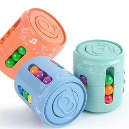 1 adet iplik şekli sihirli küp dekompresyon oyuncak topu küçük fasulye sihirli puzzle çocuklar için eğitim dekompresyon oyunu hediye