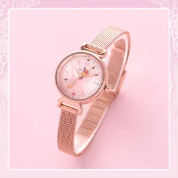 Damenuhr, Quarzuhr, 28 mm, wasserdicht, modisch, moderne Armbanduhr, Geschenke für Frau, Farbe 23
