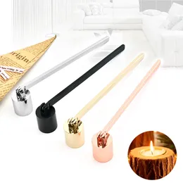 Candle Snuffer, Polished Candlesnuffers Wick Snuffer Candle Accessory with Long Handle for Putting Out Extinguish Candle Wicks Flame Safely
