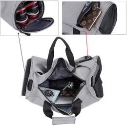 Borsa sportiva Knight gratuita per scarpe Donna Uomo Borsa da palestra Fitness Borsa multifunzione da esterno impermeabile Borsone da allenamento 4 colori Y0721