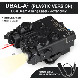 DAL-A2 Dubbelstråle Syfte Laser IR Röd Laser LED Vit Ljusbelysning Plastversion med fjärrbatteri Batteri Byt CL15-0139
