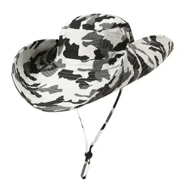 Outdoor Hats Camouflage Boonie Hat Wide Brim Breathable Hunting Fishing Safari Sun