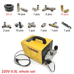 0,5 l/min wysokie ciśnienie pompy mgły o wysokiej mocy systemu chłodzenia mgły zewnętrznej z 15 -metrowym wąż 10 dysz i złącza