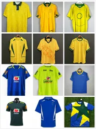 2006 Brasil RONALDINHO ADRIANO RIVALDO Maglia da calcio Romario 1957 1991 1993 1994 1998 2000 2002 2004 2010 BraziLS Maglia da calcio retrò Classic RONALDO KAKA FRED