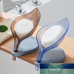 Leaf Shape Soap Box Bathroom Holder Dish Storage Plate Tray Holder Case Supplies Gadgets