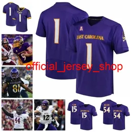 ECU EAST CAROLINA PIRATES Jerseys David Garrard Jersey Deondre Farrier Reid HERRING BLAKK PROEHLカレッジサッカージャージカスタムステッチ