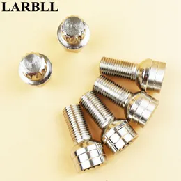 LARBLL Car Stying Chrome Anti-theft Wheel Screw Bolt Lock Nut Key Adapter For VW Golf Jetta Passat Audi A4 A6 A8 TT 8D0601139F