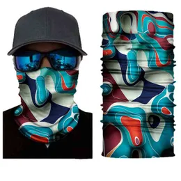 Top Bandana Jazda na rowerze Kobieta Męska Rowerowa Ochrona UV Maska Outdoor Fishing Rower Kamuflaż Wiatroodporny Keffiyeh Shemagh Szalik Y1229