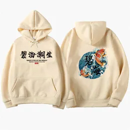 Herren Hoodies Sweatshirts Japanische Streetwear Chinesische Charaktere Männer Hoodies Sweatshirts Mode Herbst Hip Hop Schwarzer Hoodie Erkek Sweatshirt G230328