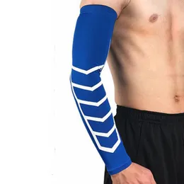 Elbow & Knee Pads Basketball Arm Sleeves UV Sun Protection Sports Safety Sweat Fishing Volleyball Men Warmers Cover Golf Bicycle Printed