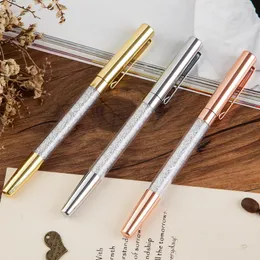 Gel Als 1 PCS Creative Crystal Signature Material Escolar School Supplies Office STANTARY GIFT FINELINER ROLLERBALL PE