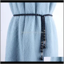 Göbek Zincirleri Vücut Takı Damla Teslimatı 2021 Moda Elbise Dekoratif Kadınlar İnce Eşleştirme Etek Elmas Seti İnci Zincir Kemer Büyük Boyut Elas