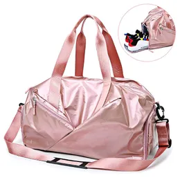 Swimming Bag Waterproof Gym Mat Bag Women Travel Handbags Waterproof Sport Handbags for Fitness Training Yoga Bolsa Sac De Sport Q0705