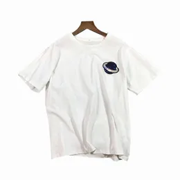 PERHAPS U White Black Planet Sequined Short Sleeve O Neck Tees Tops T Shirt Casual Women Female B0113 210529
