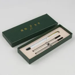 Ballpoint Pens Luxury Quality 801 White Gold Clip Colour Business Office Medium Nib Rollerball Pen