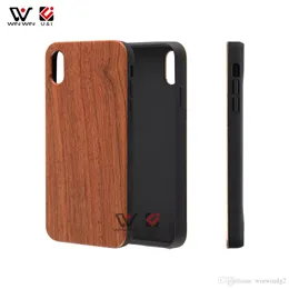 2021 Hottest Mobile Phone Bags Cases Shockproof For iPhone 7 8 Plus 11 12 Xs Xr X Pro Max Engraved Rosewood Custom Logo Blank Wood TPU Wholesale