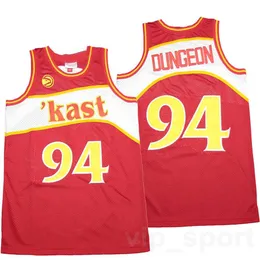 Moive OutKast X BR Remix 94 Dungeon Jersey Men Basketball Vintage Breattable Pure Cotton Pullover Team Away Red Retro Sport Uniform Top Quality On Sale till försäljning