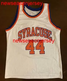 100% zszyty mistrz Syracuse Orange Derrick Coleman Basketball Jersey Męsów Kobiet Młodzież zszyta Niestandardowa Nazwisko Koszulki XS-6XL