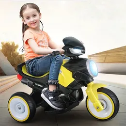 Child Electric Motorcycle Tricycle Battery Car with Music Kids Ride on Tricycle Toys for Children Collectible Cars Toys for Boys