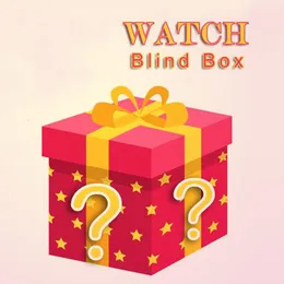 Lucky Blind Mystery Box męskie zegarki damskie zegarki na rękę Lucky One losowy prezent na boże narodzenie wakacje/urodziny niespodzianka ładne pudełka