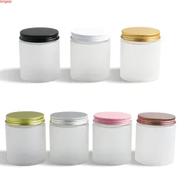 250g Larger Empty Frost Cream Cosmetic Jar 250cc 8.3oz PET Conatiner Make Up Tools Aluminum Lid With PE Pad 20pcsgoods