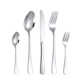 Dine Tableware Silverware Spoon Spoon Set Nóż