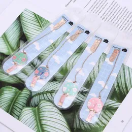 Bokm￤rke Flower Fan Shape Pendant Cute Kawaii Book Tag Paper Clip Child Student School Office Stationery Gift Prize