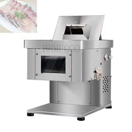 KT-Q7 Carne Comercial Slicer Máquina de Dicing de Aço Inoxidável Totalmente Automático 1100W Pequeno Fabricante Elétrico 220V