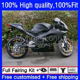 حقن OEM ل Aprilia RSV125RR RSV-125 RSV 125 RR 125 RR 125RR Fairing 8NO.110 RS-125 RS4 RS4 RS4 06 07 08 2009 2010 2011 RSV125 2007 2008 2008 شقة أسود 09 10 11