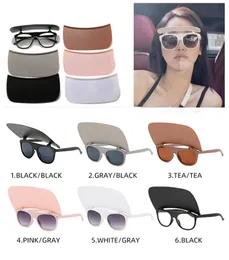 Hurtowa marka klapka okulary kobiety mężczyźni moda lato top visor okulary damskie duże modne okulary odcienie UV400 Drive