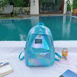 HBP Non-Brand Student Backpack Chaojie paiins Chaohuo schoolbag Korean version Harajuku high school laser 1 sport.0018